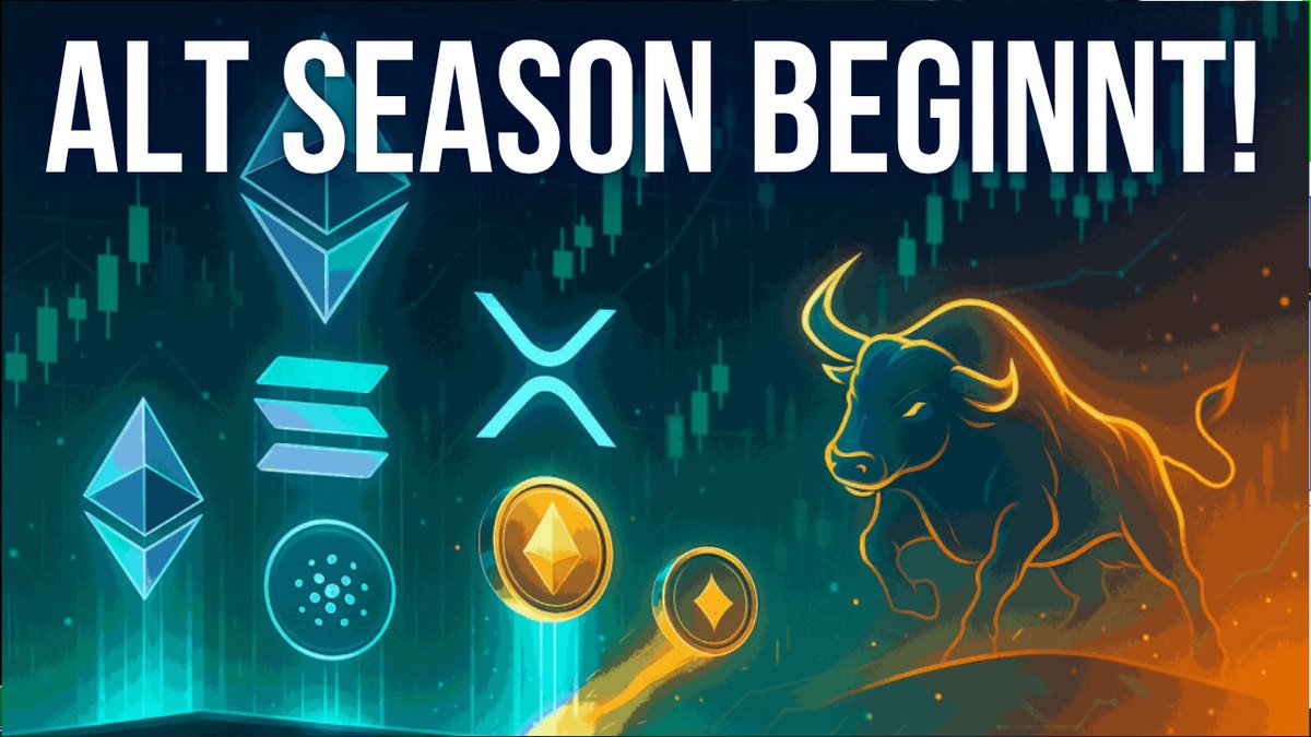 Die #Altseason hat begonnen – und jetzt wird alles sehr schnell gehen!

Lass dich nicht von den Nachrichten verunsichern – in dieser #Analyse zeige ich dir ganz genau die Metriken, die du brauchst, um diesen #Markt richtig zu verstehen

youtube.com/watch?v=eMEg2d…
#krypto #btc #eth