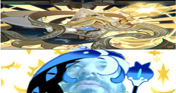 lukalol222's tweet photo. pra vcs que não sabem esse foi o final do Beast-Yeast do Shadow Milk Cookie 

(Foto original: @Core__Core  ) #cookierunkingdom https://t.co/XkQn41yWtl