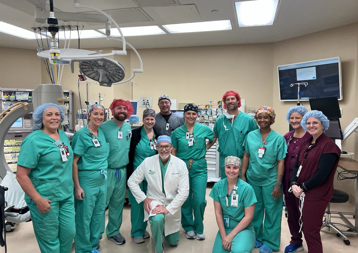 ArthrexSpine's tweet image. Eric Gee, MD, recently completed his first #EndoscopicSpine surgery at SGMC Health in partnership with #Arthrex, marking a major milestone in expanding ultra-minimally invasive surgical options in the South Georgia region.
“Partnering with Arthrex allows us to use some of the…