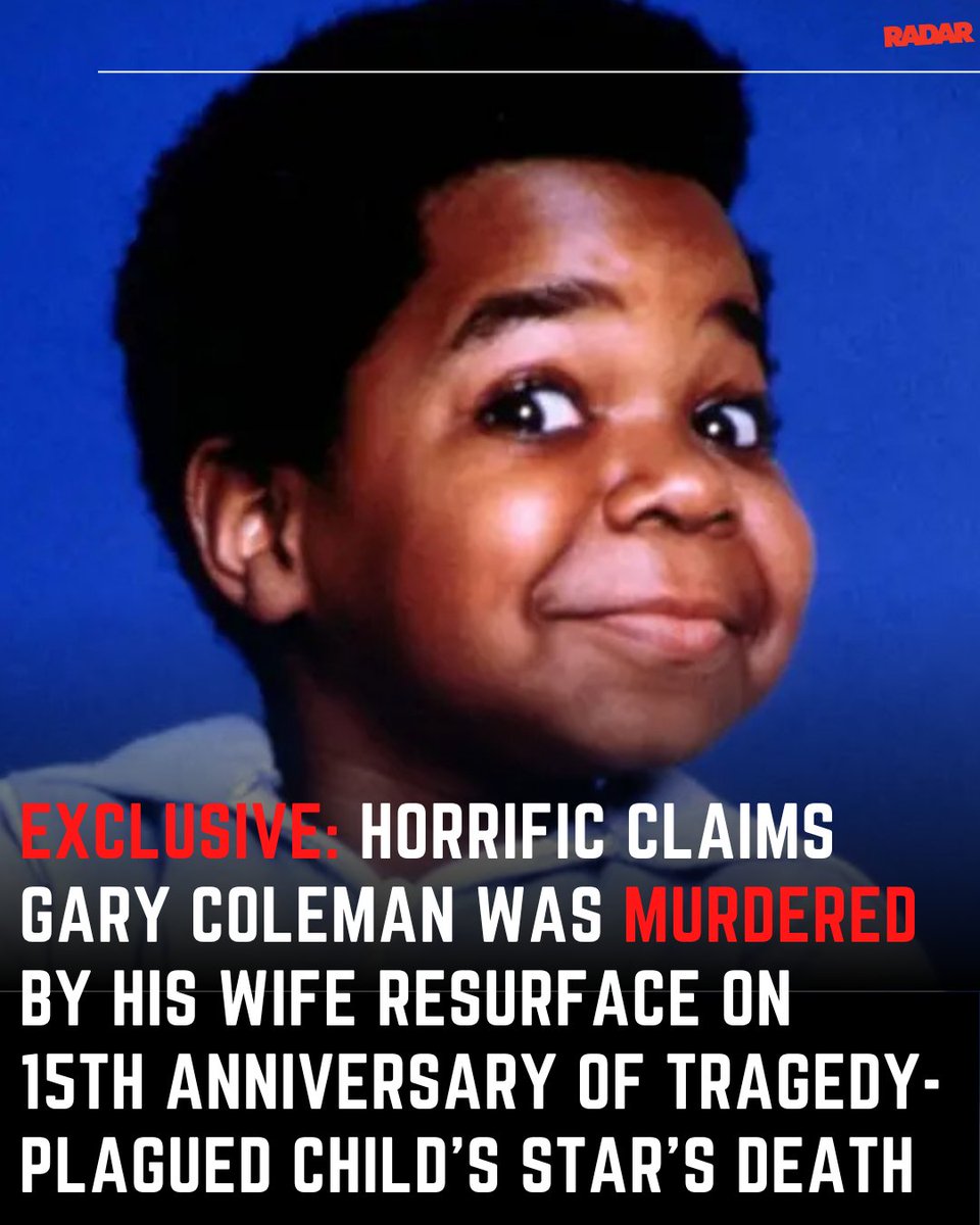 Former child star Gary Coleman died aged 42 on May 28, 2010. While the  Diff'rent Strokes star's death was rule an accident, conspiracies about his  death have resurfaced on the 15th anniversary, image size:960x1200