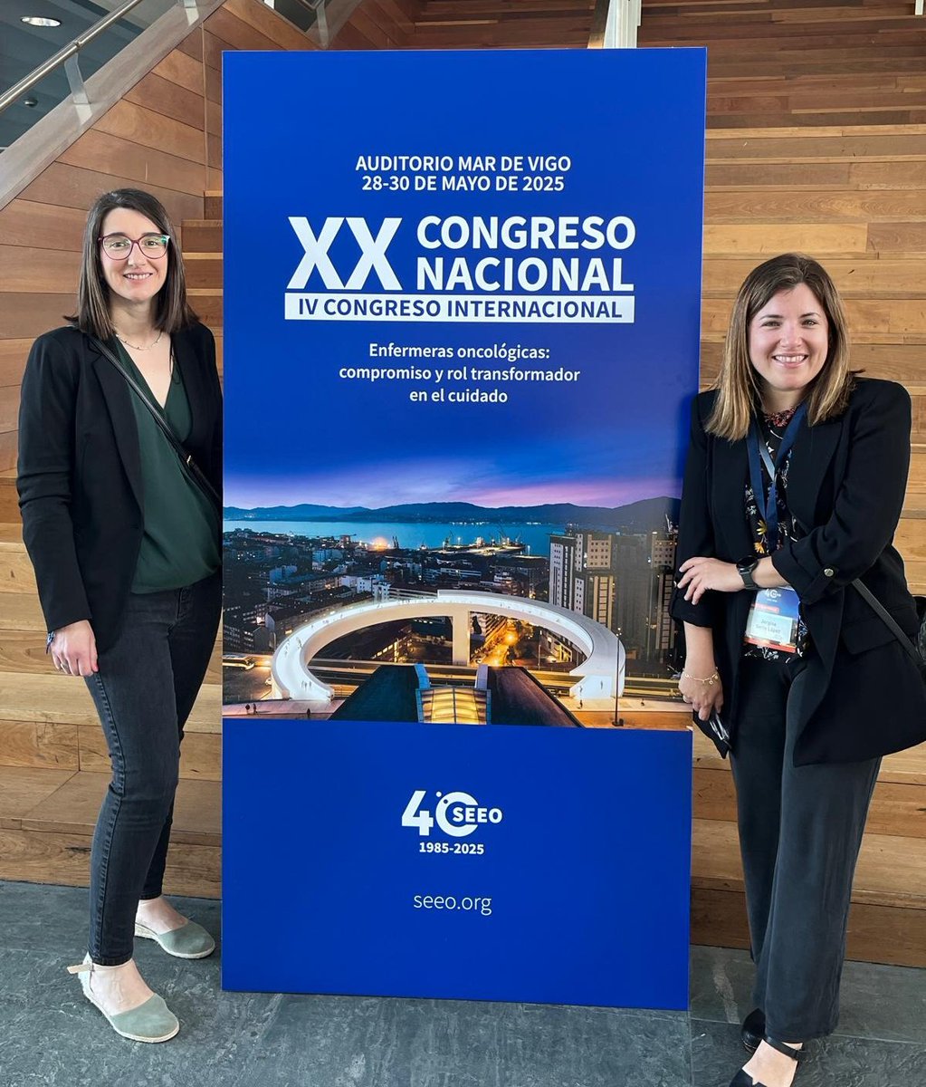 📢 Del 28-30 de maig, les nostres companyes Jorgina Serra i Mònica Romero participen com a presidenta i vocal del Comité Científic del XX Congrés Nacional i Internacional de la Sociedad Española de Enfermería Oncològica. Una oportunitat per seguir aprenent en recerca infermera!🔎