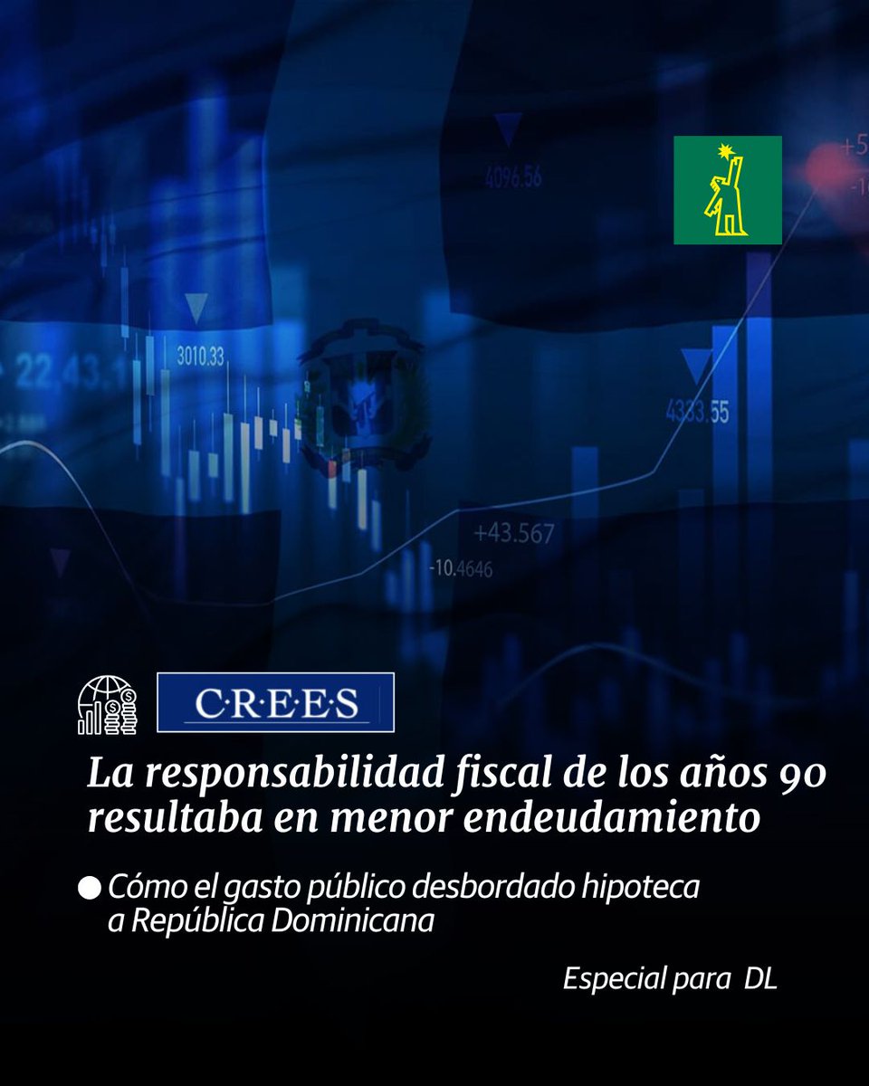 DiarioLibre's tweet photo. 💰 |#EconomíaDL| La responsabilidad fiscal de los años 90 resultaba en menor endeudamiento

🔗 https://t.co/mhRglUeb9q

#DiarioLibre #BalanceFiscal #DeudaPública https://t.co/32YDhztEap