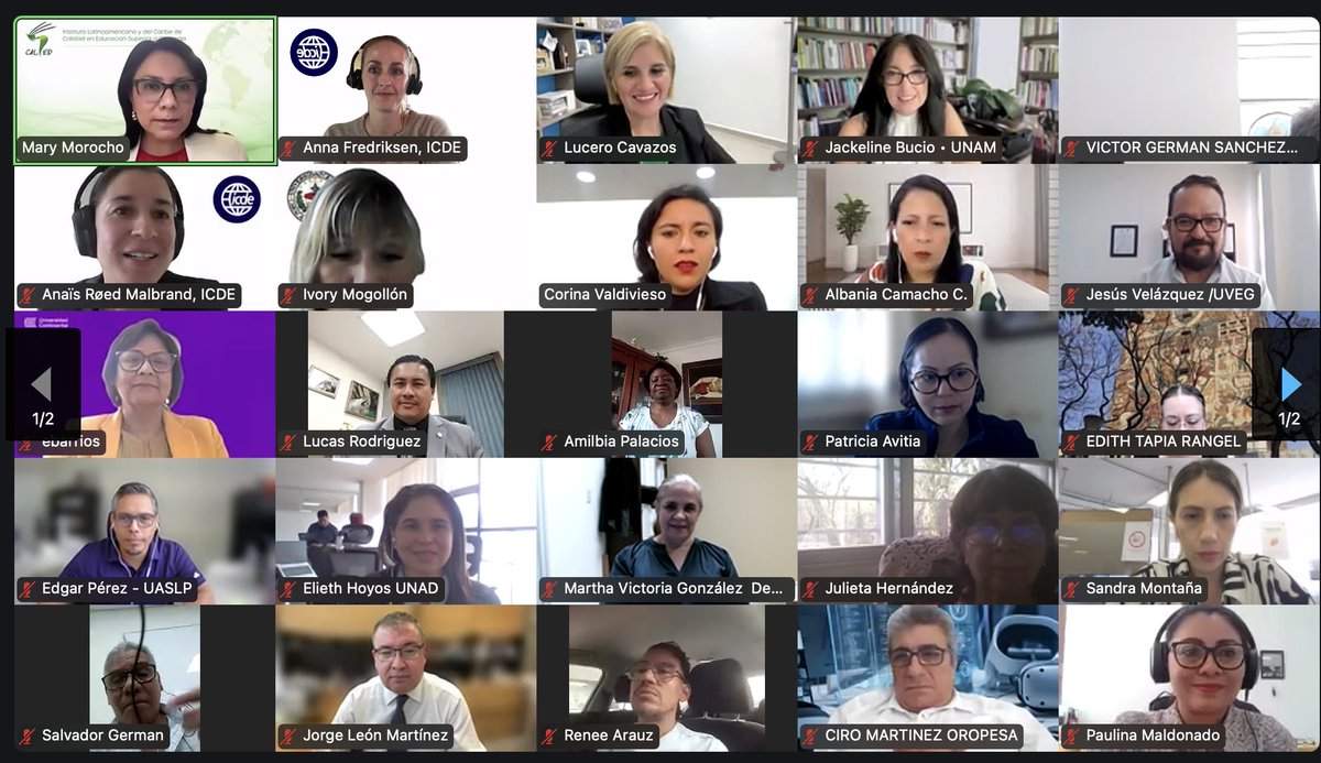 📌Reunión del grupo de trabajo de América Latina – ICDE Global Advocacy Campaign: Inclusividad, escalabilidad y sostenibilidad de la ESaD y en Línea en AL.
El pasado 21 de mayo se desarrolló una fructífera jornada de trabajo convocada por <a href="/icde_org/">ICDE International Council for Open & Distance Ed.</a>
👇
youtu.be/kj7niDtuUB0