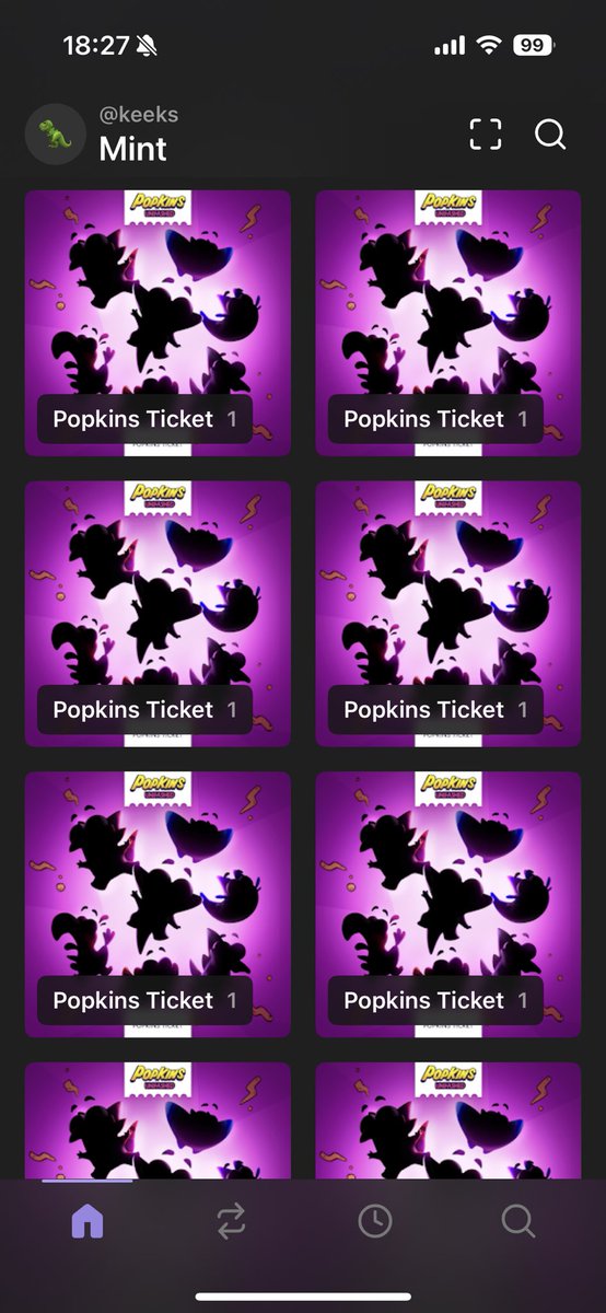 Minting my Popkins tickets was so easy! 

Now gotta wait for the reveal! 🌋🥵