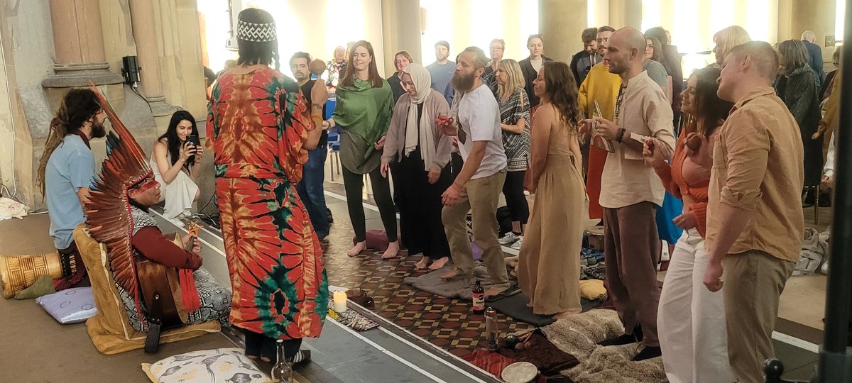 TheMonasteryMcr's tweet photo. Medicine music & barefoot hearts under gothic arches.
Kawá #HuniKuin brought the forest to the city & our #WellnessWednesday tribe danced it into prayer.
Next #wellness evening sessions: June 4 🫶
📍 Free entry
🌱 Donation-based sessions, healthy eats
🔗 in bio 👆
#Manchester https://t.co/IGPxTEg6SE