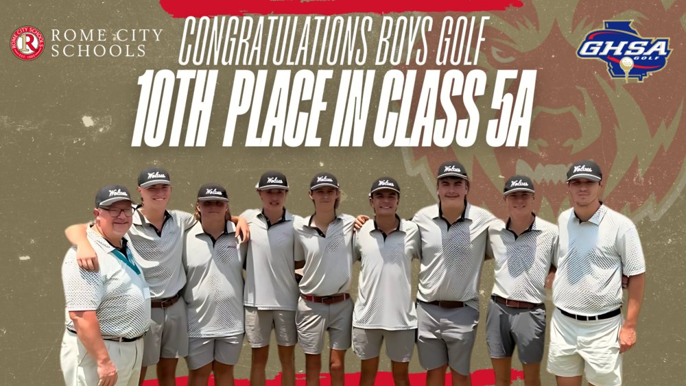 Boys Golf Team Places 10th at State Tournament rcs.rome.ga.us/o/rhs/article/…