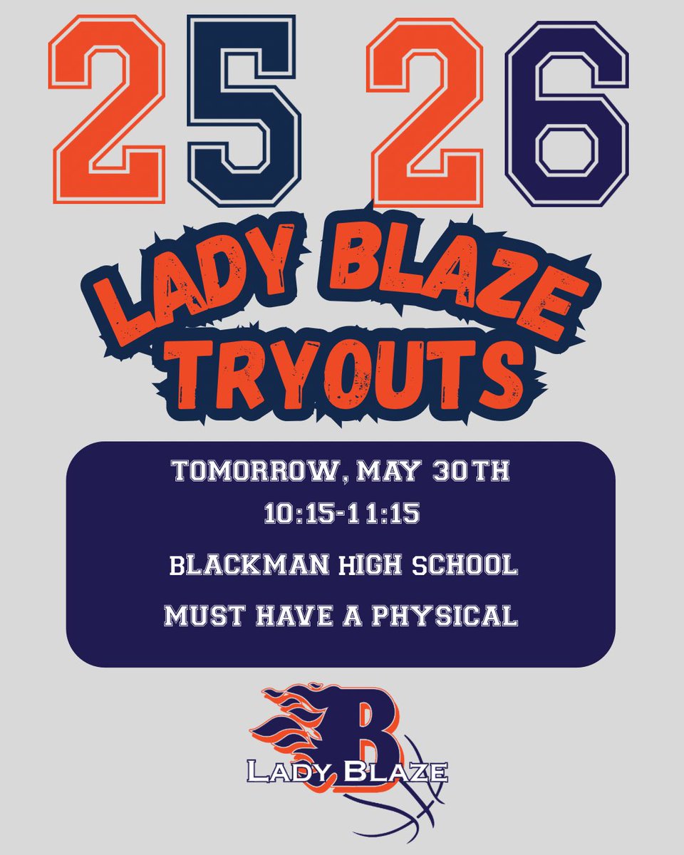 Lady Blaze Hoops (@ladyblazehoops) on Twitter photo We can’t wait to see our future Lady Blaze here tomorrow! Email Coach Gibson @shelby.gibson24@rcschools.net for any questions! 🏀🧡 We can’t wait to see our future Lady Blaze here tomorrow! Email Coach Gibson @shelby.gibson24@rcschools.net for any questions! 🏀🧡