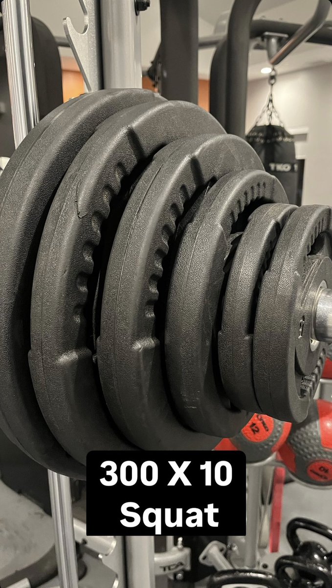 On 5/26/25 I squatted 300lbs for 10 reps