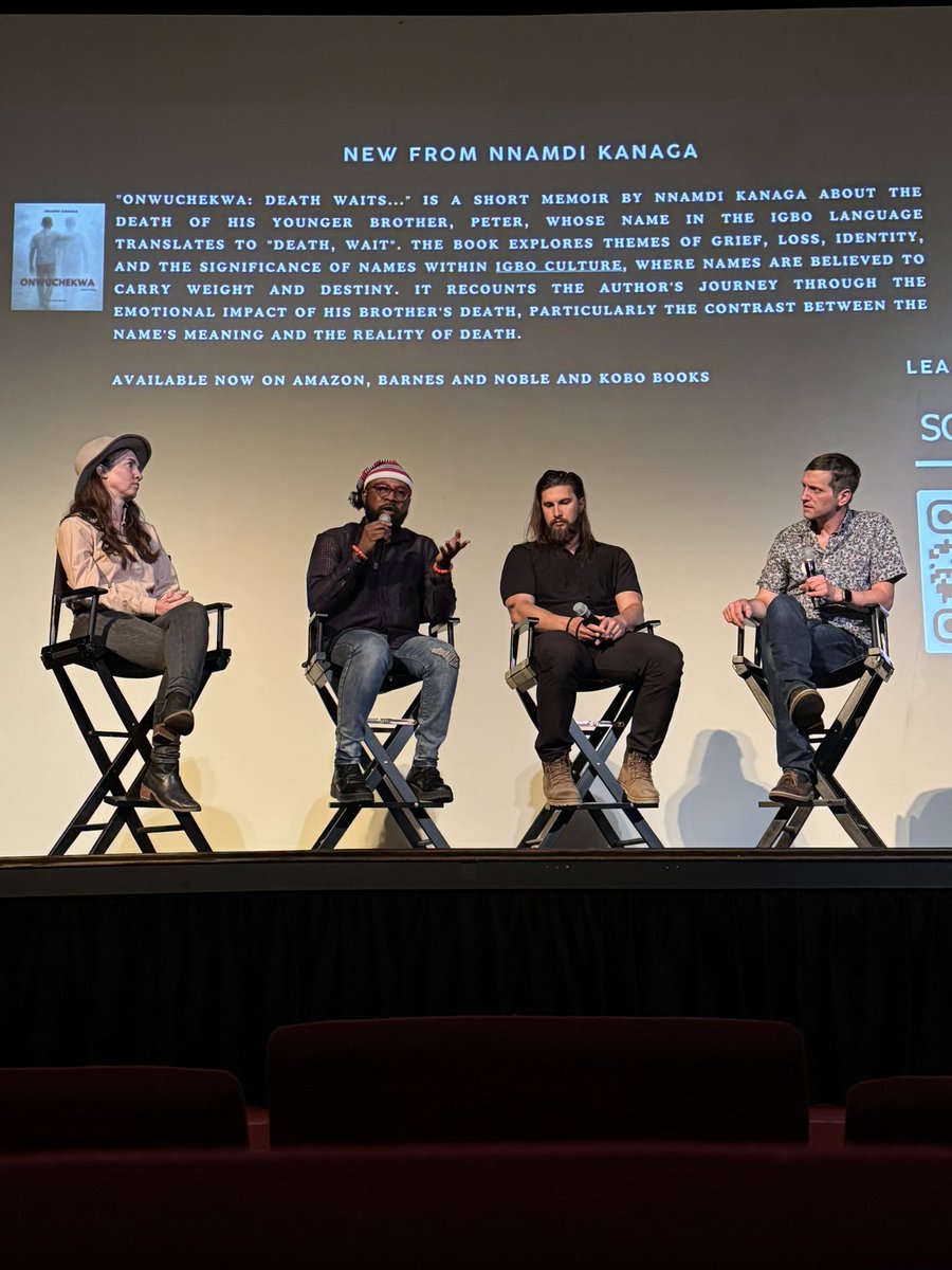 nnamdikanaga's tweet photo. Last night, Water Girl screened at the Bozeman Film Society and it was so beautiful. The audience were so fascinated by the Ogbanje mythology and how I was able to connect the story to Montana-through the universal presence of water!

God is good! https://t.co/4dOKIEnZJt