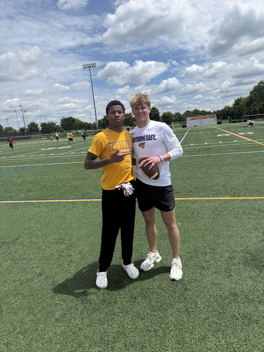 Kaz Rebarcak (@kazrebarcak_12) on Twitter photo Got some good work in with my guy <a href="/Jeremiah__Cain/">Jeremiah Cain</a> at <a href="/EraQb67104/">QB Era</a> training, excited for the season! <a href="/UNIFootball/">UNI Football</a> #EverLoyal 🟣🟡 Got some good work in with my guy <a href="/Jeremiah__Cain/">Jeremiah Cain</a> at <a href="/EraQb67104/">QB Era</a> training, excited for the season! <a href="/UNIFootball/">UNI Football</a> #EverLoyal 🟣🟡