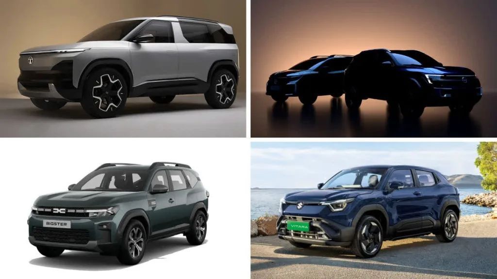 IndiaEVNews_com's tweet image. These 4 Upcoming Electric SUVs Might Finally End Range Anxiety, Read More: indiaevnews.com/2025/05/29/the… #2025guide #electricsuv #ev #evmarket #india #top4ev #upcomingevsuv