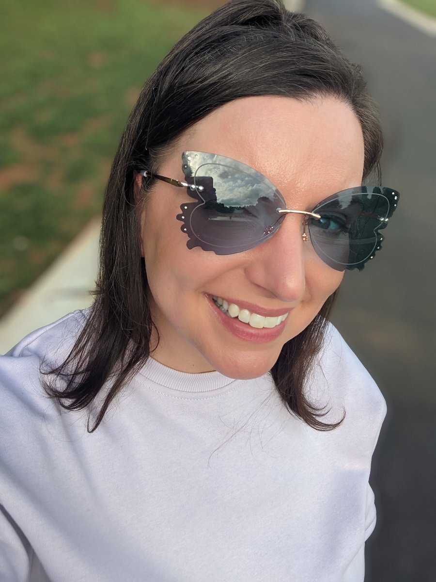 TheEmilyMauldin's tweet photo. Hey Peeps! Just for something fun, unserious, and diverting, let's take a poll on which of these summer sunglasses are your favorite. Butterflies, Hearts, or Silver Rounds! Let me know in the comments! #summerfashion #sunglasses #smile

P.S. Working on some new exciting things. Stay Tuned!