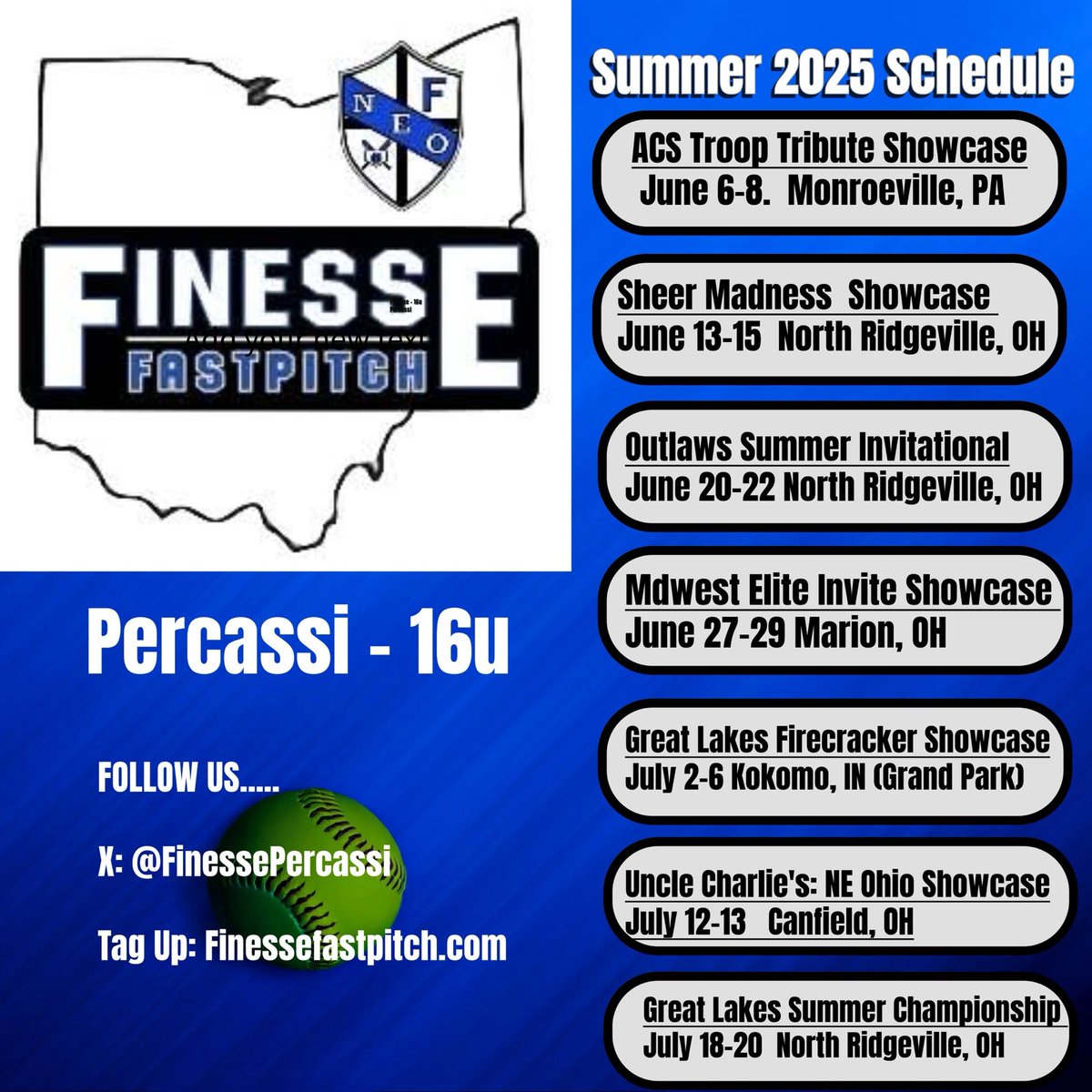Summer schedule!!