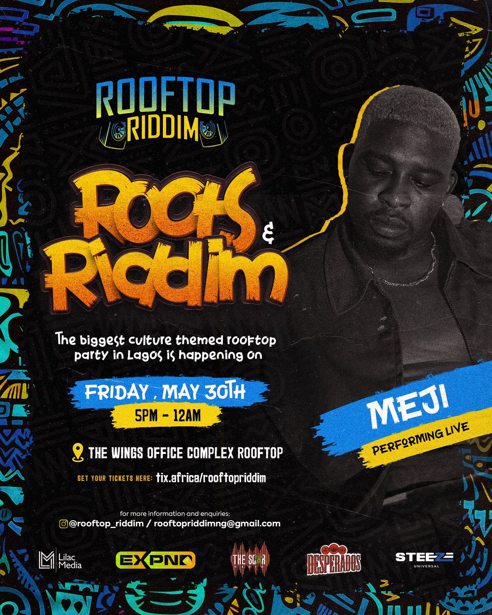 @mejiverse live on May 30th. Energy unmatched 🚨

#mejiontherooftop