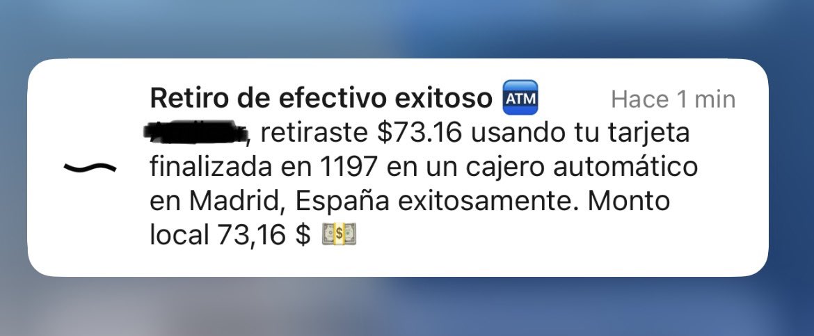 ¿Ya lo probaron? 💸

Ahora pueden retirar dinero en efectivo con su tarjeta Meru Visa virtual

Solo necesitan tenerla en Apple Pay o Google Wallet y usar un cajero contactless. ¡Así de fácil, así de efectivo! 🏧🚀