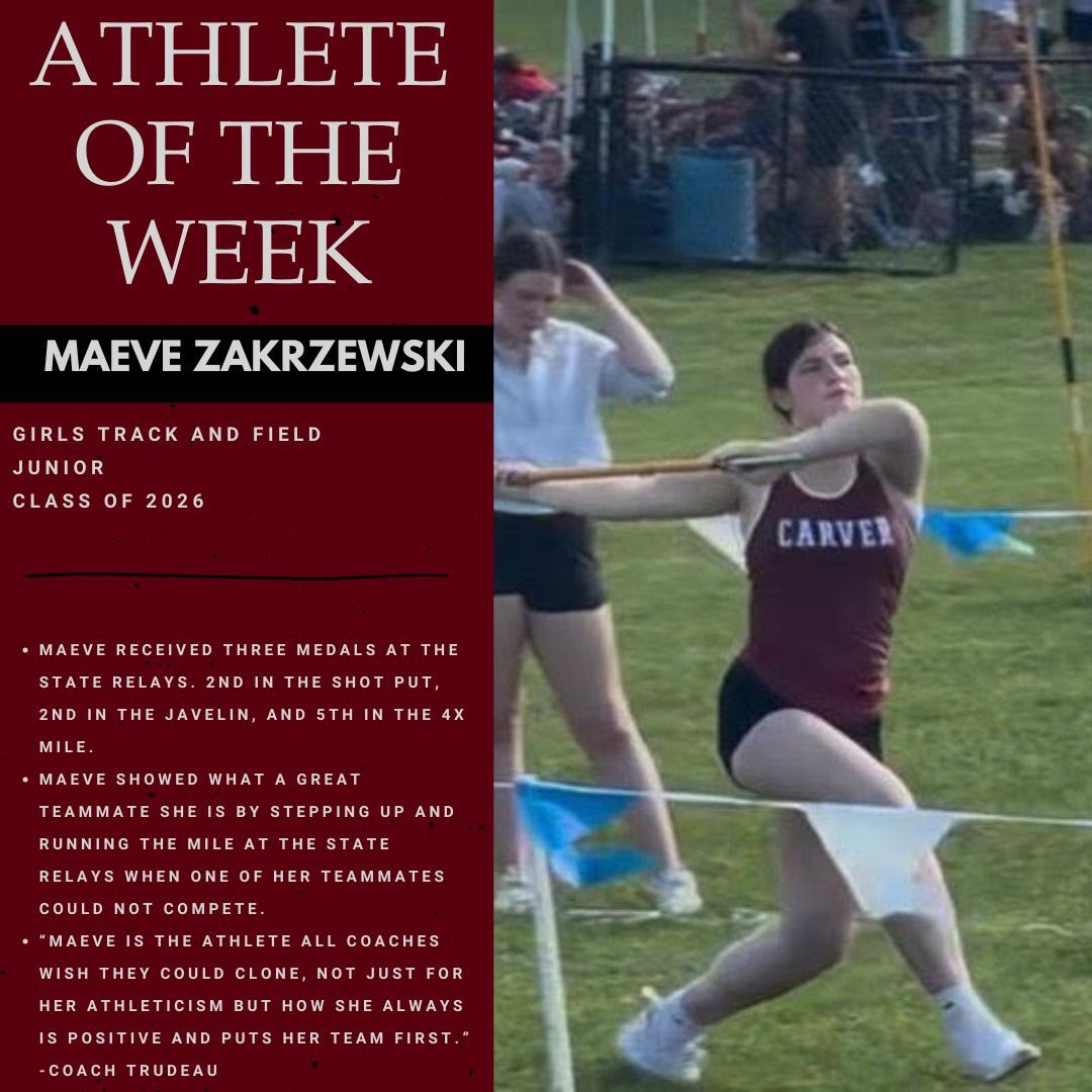 Congrats Maeve!