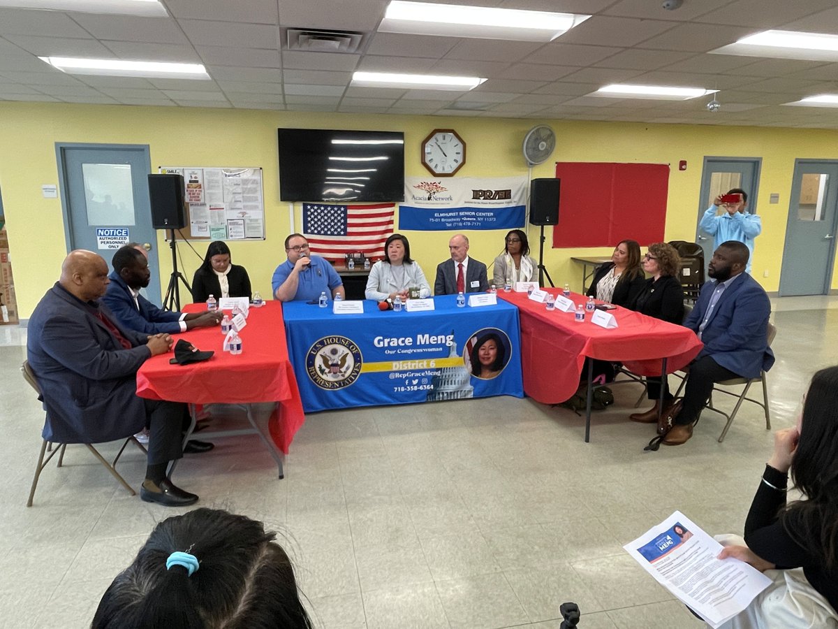 In my Queens community alone, more than 125,000 people rely on Social Security.

I hosted a listening session in Elmhurst where community organizations, seniors, &amp; families voiced their concerns about cuts to benefits &amp; services.

Social Security isn't an entitlement. It's an