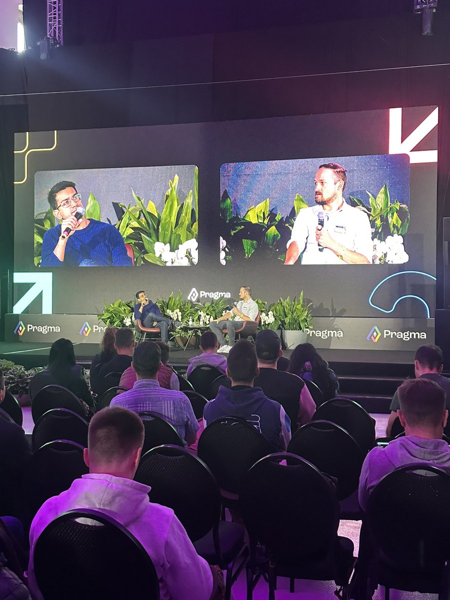 Francesco Andreoli | andreolf.ethᵍᵐ (@francescoswiss) on Twitter photo Spotted <a href="/austingriffith/">Austin Griffith</a> live at <a href="/ETHGlobal/">ETHGlobal</a> Pragma before the hackathon moderated by <a href="/TheRealKartik/">Kartik Talwar</a> 🔥
Always a treat hearing him jam on dev UX, smart accounts & open tooling like <a href="/ScaffoldETH/">Scaffold-ETH 2</a>.
Big energy on stage in Prague today 🇨🇿 Spotted <a href="/austingriffith/">Austin Griffith</a> live at <a href="/ETHGlobal/">ETHGlobal</a> Pragma before the hackathon moderated by <a href="/TheRealKartik/">Kartik Talwar</a> 🔥
Always a treat hearing him jam on dev UX, smart accounts & open tooling like <a href="/ScaffoldETH/">Scaffold-ETH 2</a>.
Big energy on stage in Prague today 🇨🇿