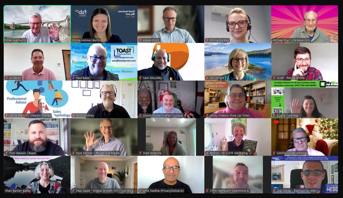 🌟 Thanks to all who joined today’s #WalesVirtualNetworking! It was great seeing familiar faces &amp; meeting new ones. Missed out? Join us in two weeks time! 

📅 12 June | 🕐 1-2pm | 🌍 Virtual

🔗 go.fsb.org.uk/3FhNVEa

See you next time! 👋 

#WalesNetworking #VirtualNetworking