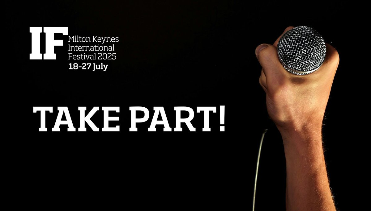 🎤 Get on stage at IF: 2025! 🎤

We're looking for one local young poet to perform with our poet in residence, Maureen Onwunali, at an evening of performance poetry, Utopia in Verse, on 24 July.

ifmiltonkeynes.org/calling-out-to…