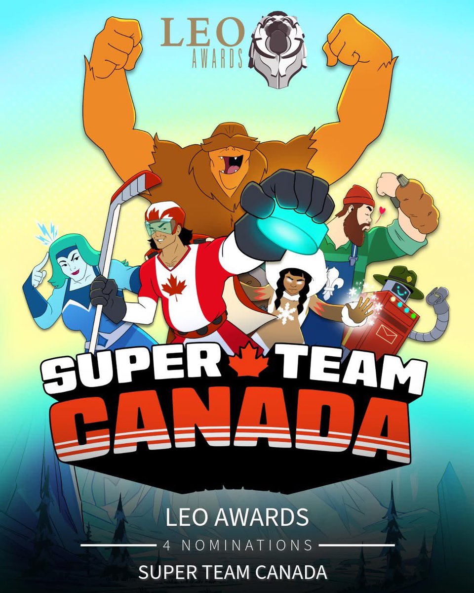 Congratulations Super Team Canada and specifically Marcelo Trevino on his nomination for Best Score! 🙌 <a href="/atomiccartoons/">Atomic Cartoons</a> <a href="/marcelotrevino/">Marcelo Trevino</a>