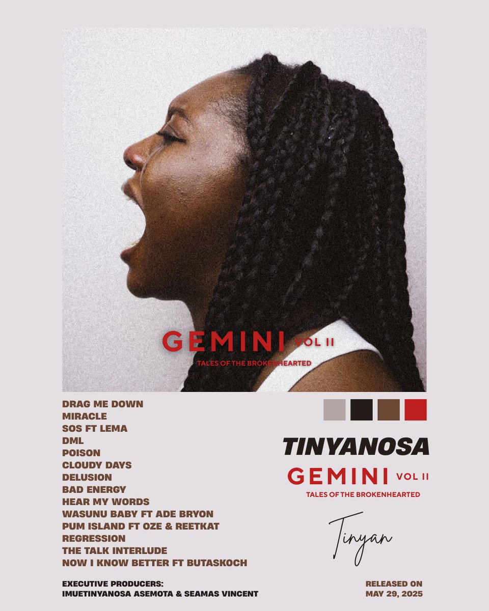 Tinyanosaaa's tweet image. In the process of writing songs from Gemini Vol. 2, I had to dig really deep to find whom I once lost in pursuit of love, myself. I left space for the bare minimum, but I realized that I truly only needed me
share.amuse.io/album/tinyanos…