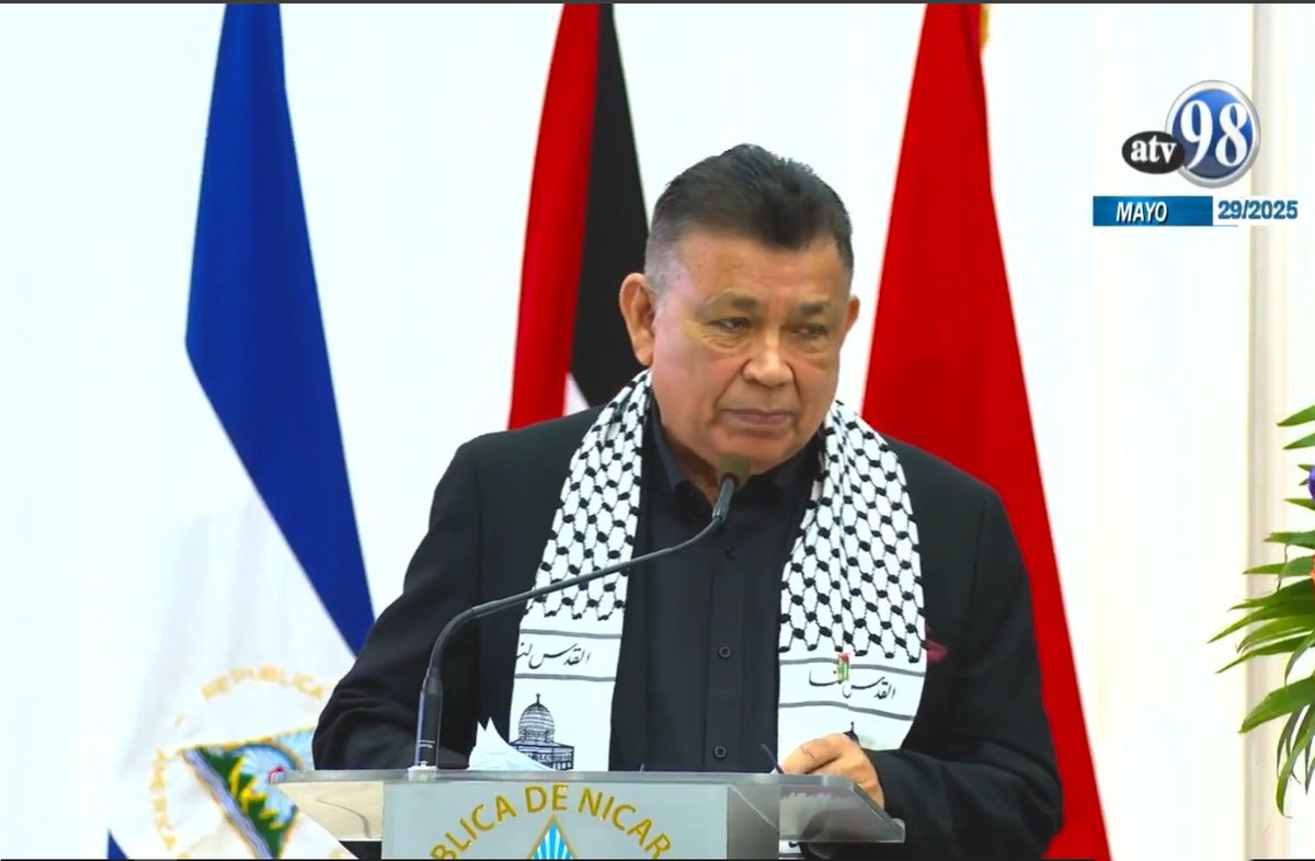 Intervención del Dr. Wilfredo Navarro, presidente del grupo de amistad parlamentario Palestina-Nicaragua, durante la Sesión Especial en Conmemoración del 77 de la Nabka Palestina.
"Todo por la Patria"
youtu.be/lTIbiDgpWyA?si…