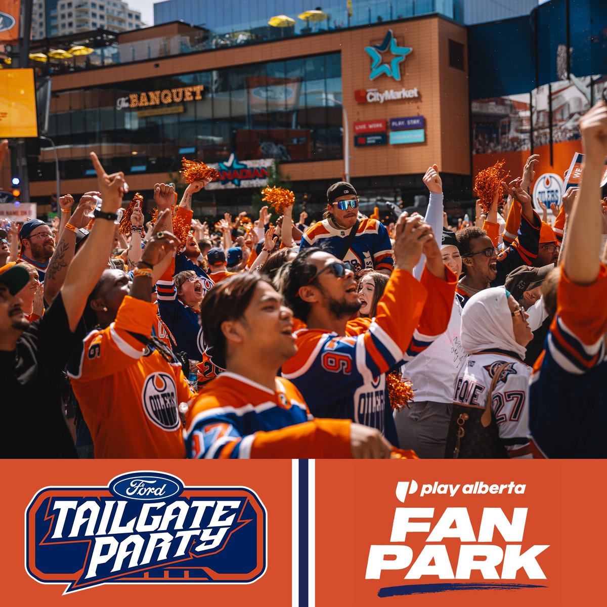 🧡💙 IT'S TIME!
⁠
Game 5️⃣ of the Western Conference Final goes TONIGHT for your <a href="/EdmontonOilers/">Edmonton Oilers</a>!
⁠
Doors open at 5 PM. We'll see you in ICE District!