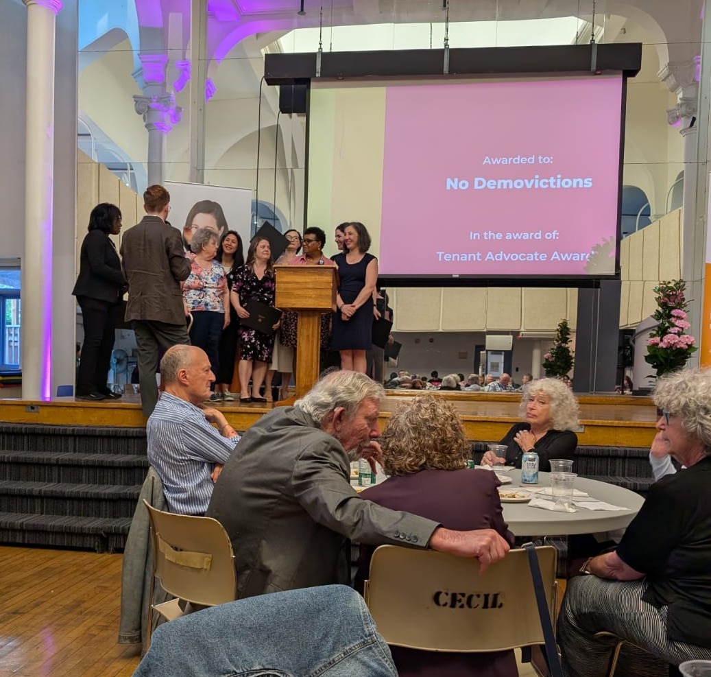 We were so grateful to be given the #TenantAdvocate award by Jessica Bell 2 weeks ago alongside some outstanding people and groups in the community. 👏
