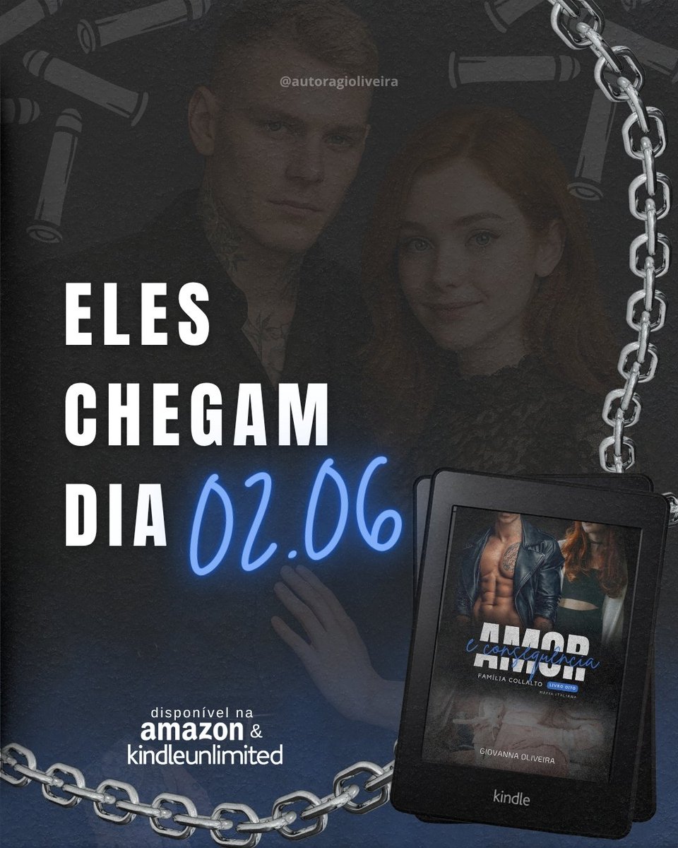 ATENÇÃO, AMORES ✨️

O lançamento de AMOR E CONSEQUÊNCIA foi adiado para segunda-feira!

Tomei essa decisão para garantir que vocês tenham a melhor experiência possível ao ler a história de Felippo e Antonella 💜

Agradeço a compreensão e prometo que a espera vai valer a pena!!