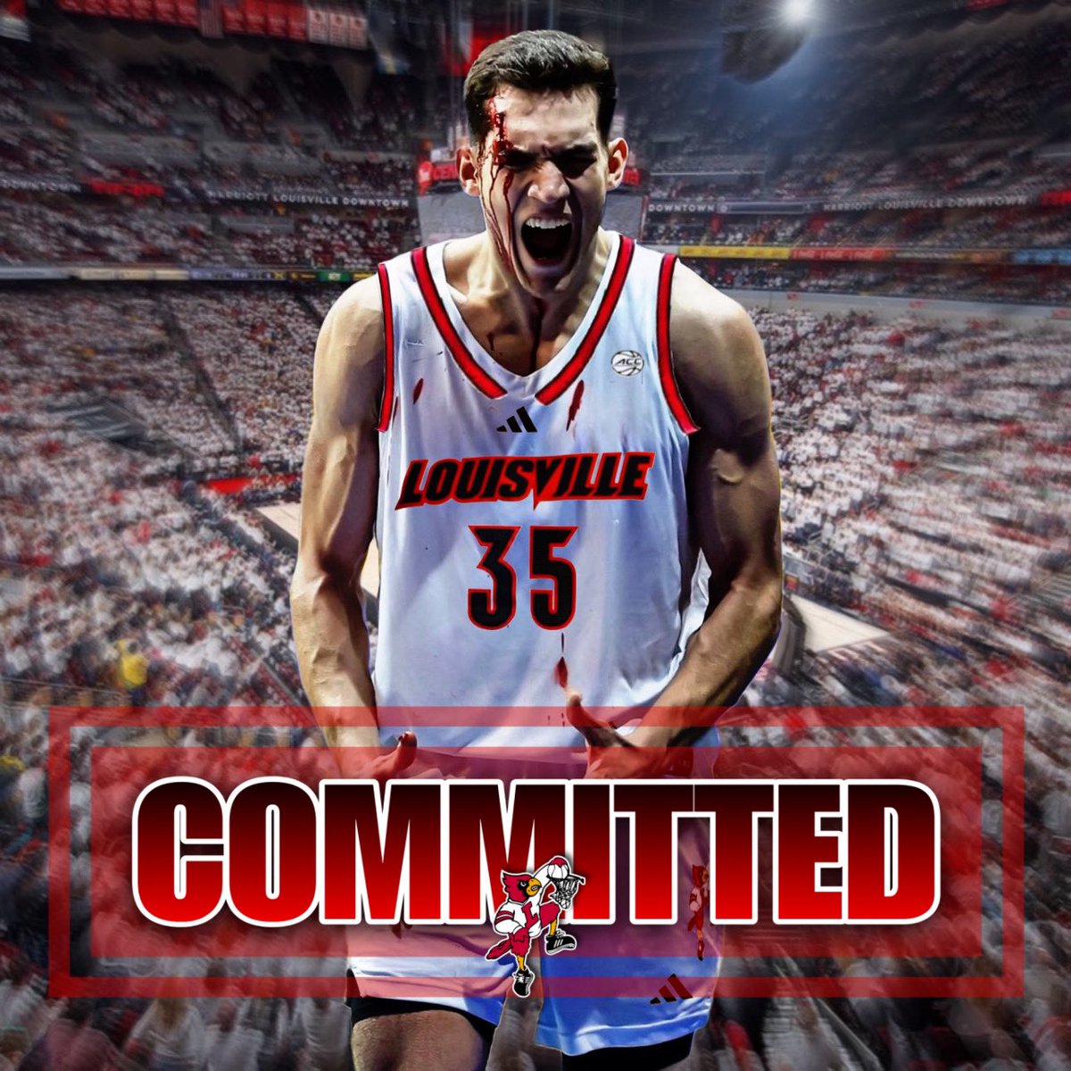 COMMITTED

Committed out of Greece, Vangelis Zougris has committed to the Ville! 😤🔥

Vangelis is a 6’8/250lbs who through his Youth and Senior tenure on the Greece National team averaged 9ppg/8rpg/1apg.

Welcome Home Vangelis🖤❤️😤 #GoCards