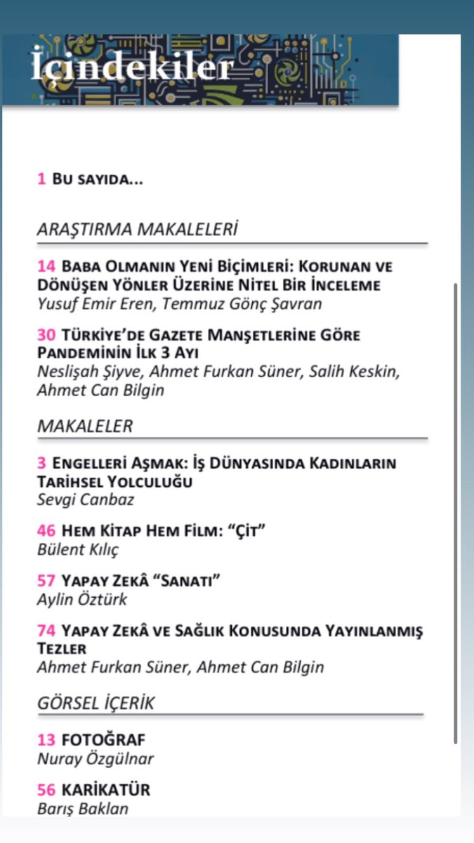 Bültenimizin 10. sayısında içeriğimiz oldukça zengin 🌸 Linke tıklayarak ulaşabilirsiniz: sosabulten.com/index.php/sosa…