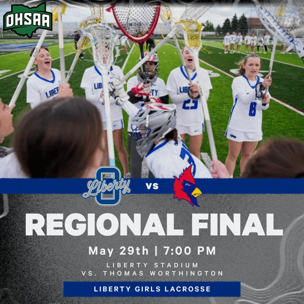 OLHS Athletics (@lhsathleticdept) on Twitter photo Best of luck <a href="/LibGLAX/">Olentangy Liberty Girls Lacrosse</a> competing in the Regional Final at Home tonight! If you can't make it, catch the livestream at: olhs.olentangy.k12.oh.us/athletics/olhs… #GoPatriots Best of luck <a href="/LibGLAX/">Olentangy Liberty Girls Lacrosse</a> competing in the Regional Final at Home tonight! If you can't make it, catch the livestream at: olhs.olentangy.k12.oh.us/athletics/olhs… #GoPatriots
