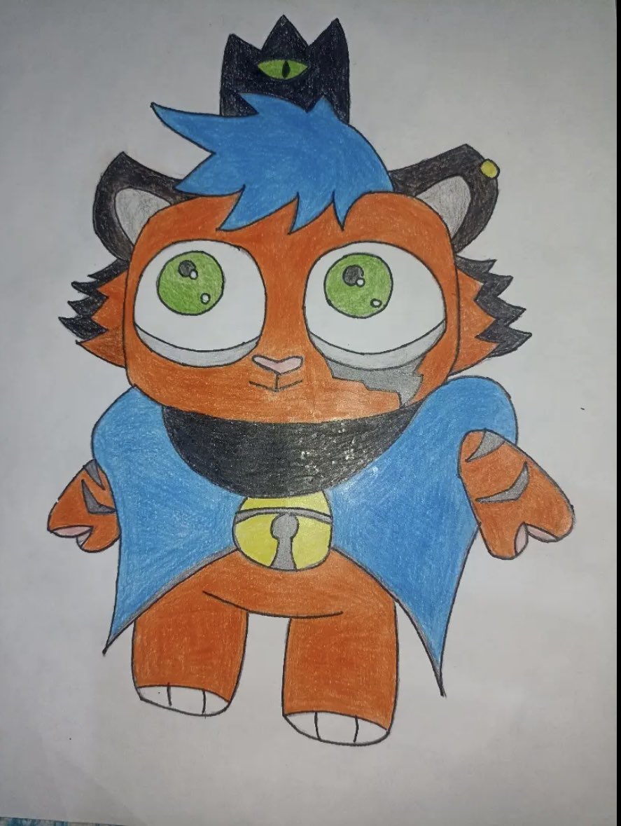 Un amiguito de TikTok me regaló un dibujito de mi Tyson pero versión Cult Of The Lamb ❤️ y se ve bien hermoso 🐯
Me gusta como se ve 🤩