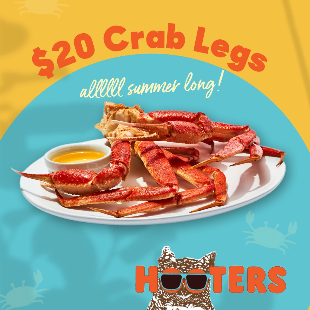 Take a BITE outta Summer! $20 Crab Legs! 

M-F | 3P-6P