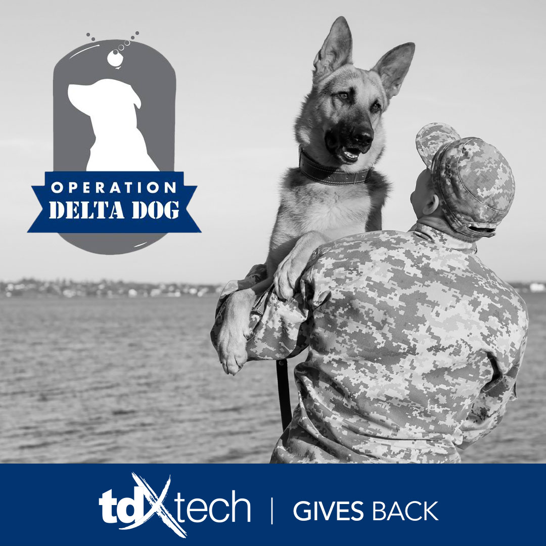 TDX Tech (@tdxtech) on Twitter photo We are proud to announce our #support for our latest charity of the month - <a href="/OpDeltaDog/">Operation Delta Dog</a>. Their mission is "to rescue homeless dogs and train them to be service dogs for veterans..." Learn more about #OperationDeltaDog: hubs.la/Q03py6Rq0
To #donate: hubs.la/Q03py5470 We are proud to announce our #support for our latest charity of the month - <a href="/OpDeltaDog/">Operation Delta Dog</a>. Their mission is "to rescue homeless dogs and train them to be service dogs for veterans..." Learn more about #OperationDeltaDog: hubs.la/Q03py6Rq0
To #donate: hubs.la/Q03py5470