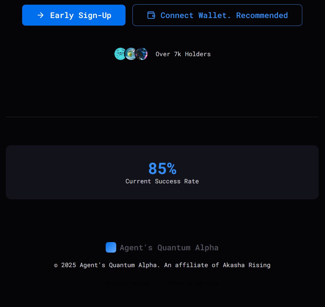 85% success rate 

Tons of volume generated 

Who’s ready for early sign ups for Agent? 👀