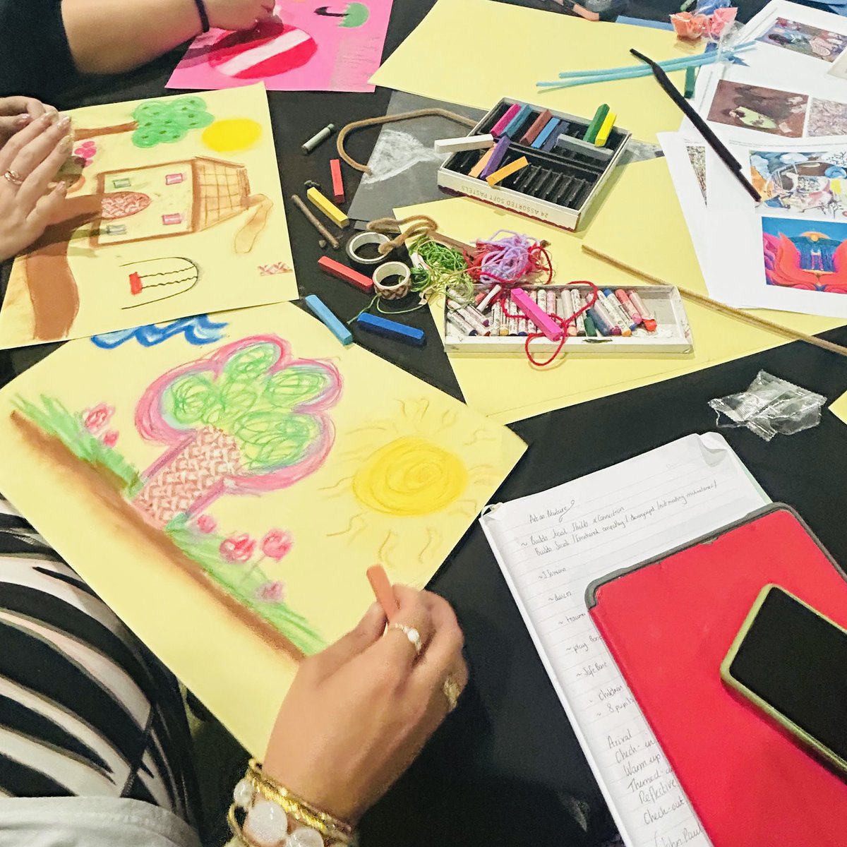 St Mungo's Art & Design (@stmungoart) on Twitter photo Enjoyment and creativity at our ‘Art as Nurture’ presentation and workshop at the Nurture Conference. Staff attending made work in a range of resources to explore Art to support pupil wellbeing 🎨🖌️<a href="/GlasgowCREATE/">Glasgow CREATE</a> <a href="/HyndlandSec/">Hyndland Secondary</a> <a href="/StMungosAcademy/">St Mungo's Academy</a> <a href="/KnightswoodSec/">KSS</a> Enjoyment and creativity at our ‘Art as Nurture’ presentation and workshop at the Nurture Conference. Staff attending made work in a range of resources to explore Art to support pupil wellbeing 🎨🖌️<a href="/GlasgowCREATE/">Glasgow CREATE</a> <a href="/HyndlandSec/">Hyndland Secondary</a> <a href="/StMungosAcademy/">St Mungo's Academy</a> <a href="/KnightswoodSec/">KSS</a>