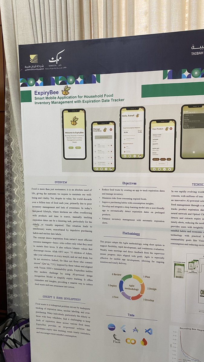 تطبيق لإدارة مخزون الأغذية للتقليل من هدر الطعام عن طريق تتبع تواريخ انتهاء الصلاحية وإدارة المخزون و تحسين عادات الشراء من خلال رؤى الاستهلاك.