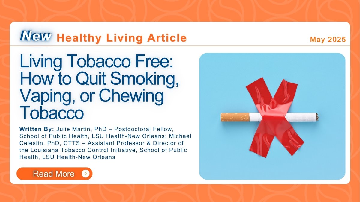 🚭 May 31 is World No Tobacco Day — the perfect time to start your journey to a tobacco-free life. Whether you smoke, vape, or chew tobacco, you can quit!

💡 Read how in our newest #HealthyLiving article: 🔗 ow.ly/sIf750W14mO #WorldNoTobaccoDay #QuitSmoking