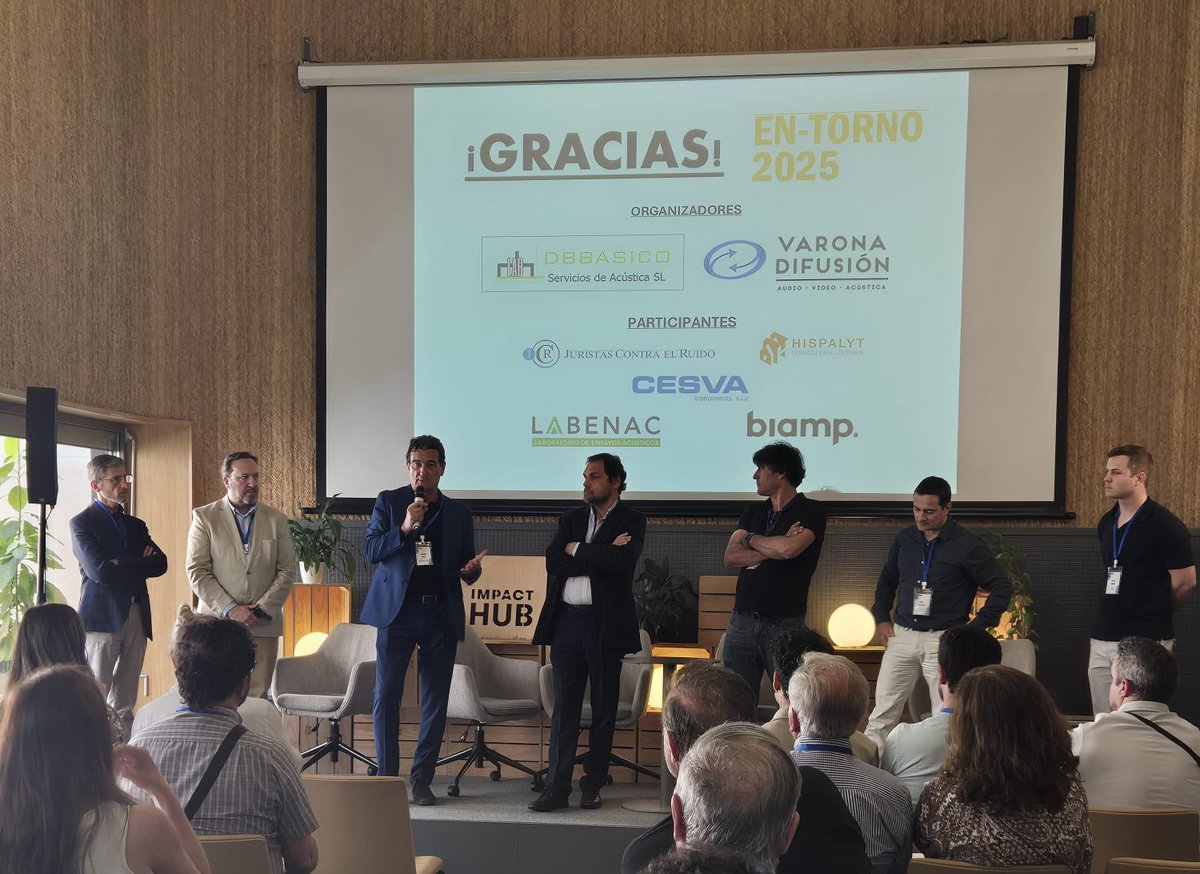 <a href="/RayalamtnzAyala/">Ricardo Ayala</a>  vicepresidente de JCR ponente en la jornada sobre #Acustica y vibraciones en la #edificación. #ruido <a href="/Yomaragv/">Yomara García Viera</a>