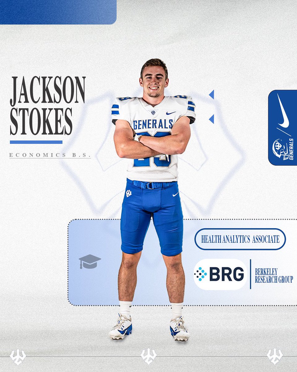 Jackson Stokes! Jackson is graduating with a degree in Economics and heading to BRG as a Health Analytics Associate. One of the sharpest to do it — excited for what’s ahead! #GWD #GoB16