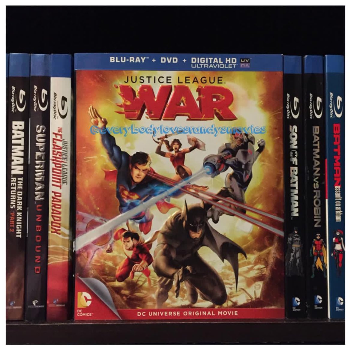 RandysMovies's tweet photo. Movie: #JusticeLeagueWar (2014)
Starring: #AlanTudyk #JasonOMara #MichelleMonaghan #JustinKirk #ChristopherGorham #ShemarMoore #SeanAstin #ZachCallison #SteveBlum #IoanGruffudd #GeorgeNewbern #BruceThomas #RockyCarroll
Directed By: #JayOliva
#BluRay
#MovieNerd
#MovieCollector
#BluRayCollection
#MovieCollection
#MovieBuff
#JusticeLeague
#DCComics
#DCUniverseOriginalAnimatedMovies
#PhysicalMedia
#FilmTwitter