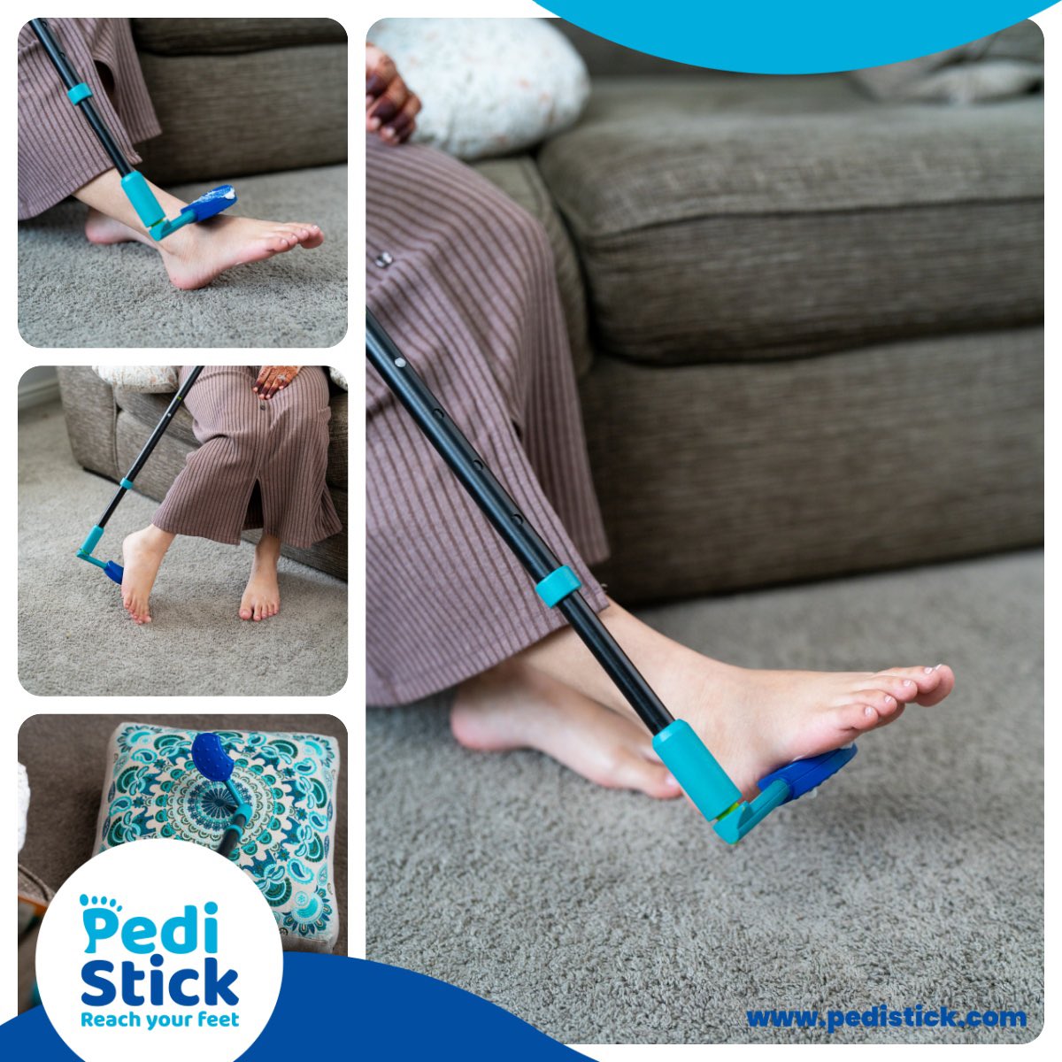 PediStick's tweet photo. When your doctor or podiatrist says to cream the feet, and you cannot bend down? Overcome the challenge with PediStick! 
#Reachyourfeet #PediStick #Cream #Health #Feet #Diabetes #New #fyp #Podiatry #foothealth  #arthritis #weightgain #mobility #hygiene #dryskin #oldage #pregnancy https://t.co/7GjdgtnaWK