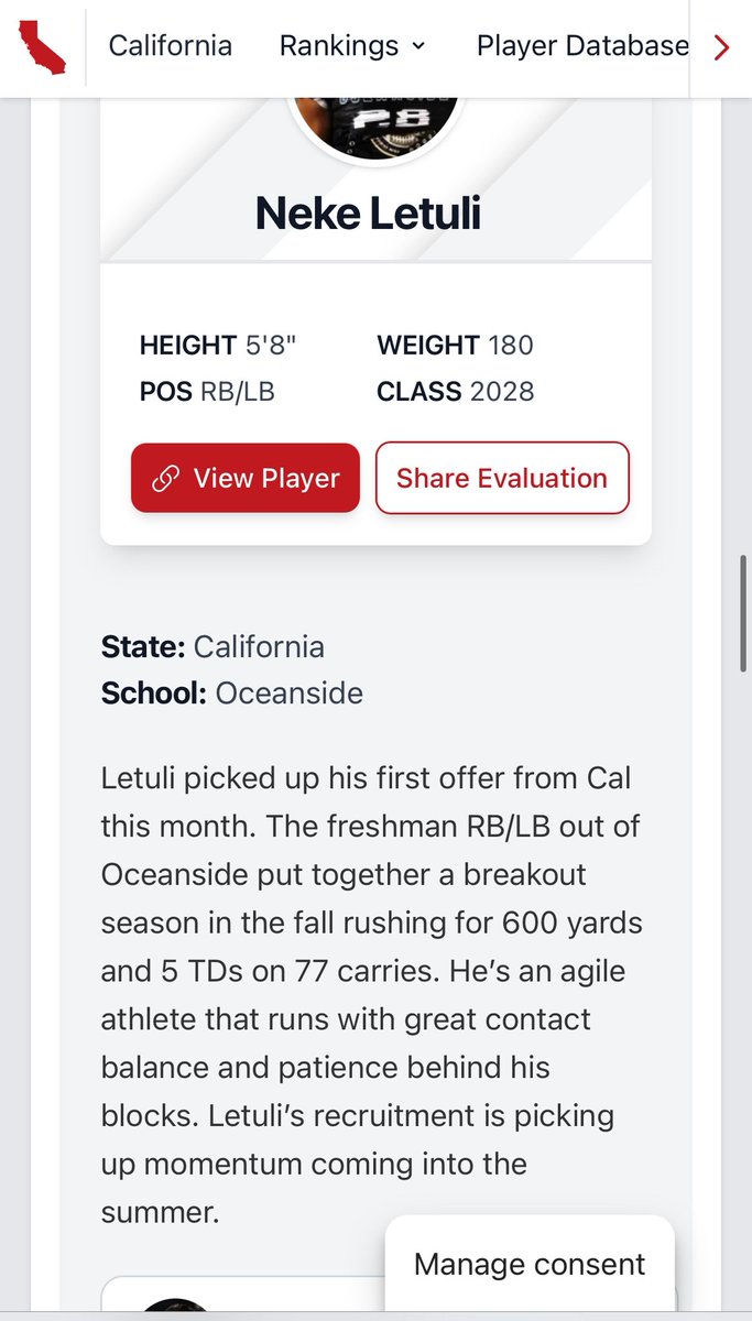 Neke Letuli🇦🇸 (@nekeletuli2028) on Twitter photo Truly honored to be featured by <a href="/ZReyes_PRZ/">Zack Reyes</a> and <a href="/PrepRedzoneCA/">Prep Redzone California</a>. Grateful for the recognition—just getting started though! Got to keep working!!
#ag2g #oside #sophmoreseasonloading
prepredzone.com/2025/05/may-of… Truly honored to be featured by <a href="/ZReyes_PRZ/">Zack Reyes</a> and <a href="/PrepRedzoneCA/">Prep Redzone California</a>. Grateful for the recognition—just getting started though! Got to keep working!!
#ag2g #oside #sophmoreseasonloading
prepredzone.com/2025/05/may-of…