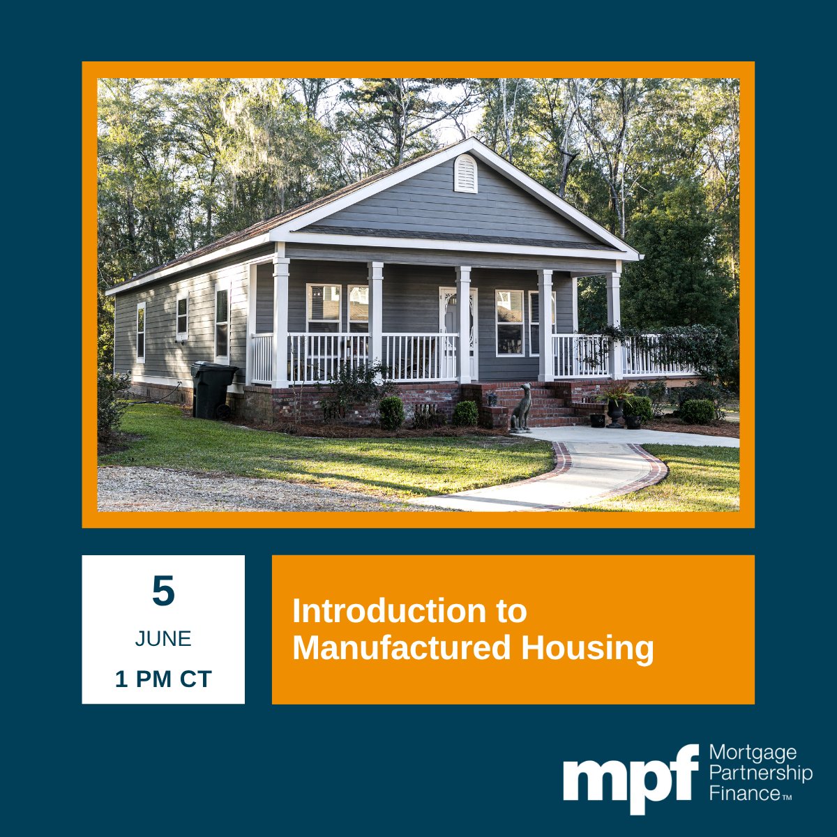MPFProgram's tweet image. Discover the benefits of manufactured homes loans in our upcoming webinar. Learn about key characteristics, eligibility factors, and underwriting considerations. Perfect for Loan Officers, Processors, Underwriters, and Quality Control Staff. Register here: bit.ly/3ycrj4l
