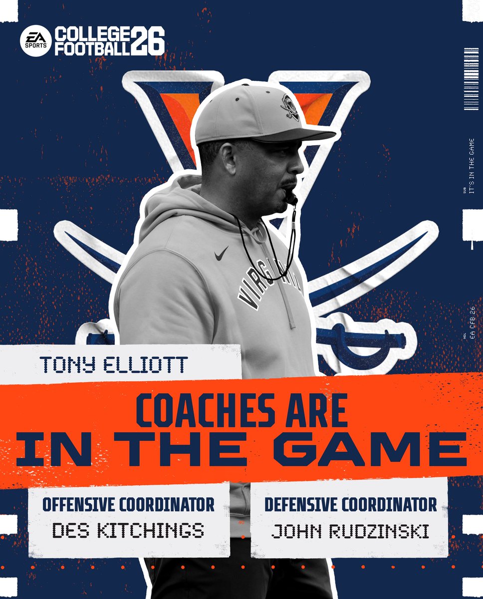 Coaches are in the GAME‼️

<a href="/Coach_TElliott/">Tony Elliott</a> | <a href="/coachdeskitch/">Desmond Kitchings</a> | <a href="/Coach_Rud/">Coach Rud</a> 

#GoHoos 🔶⚔️🔷