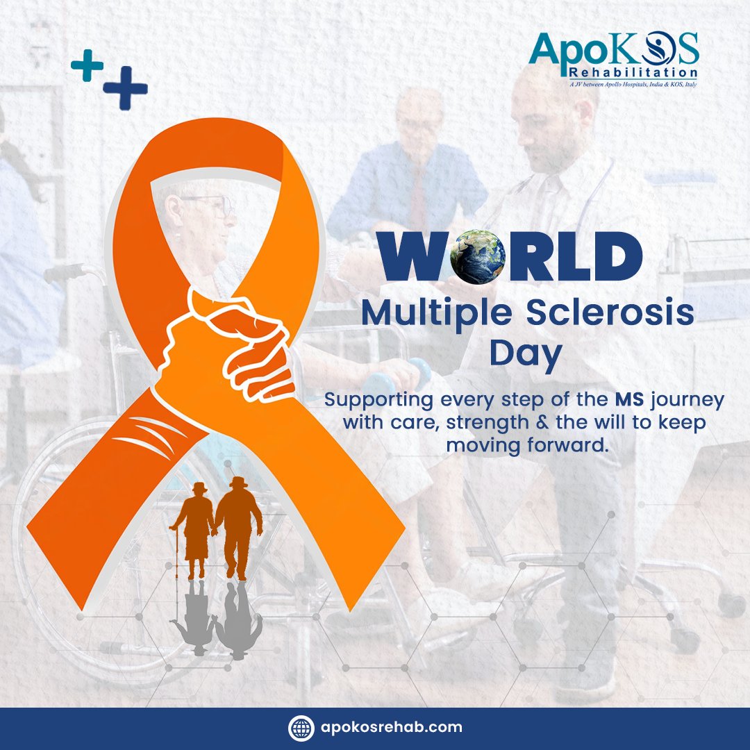 ApoKOSRe's tweet photo. Every MS journey is different, but no one walks it alone. @ApoKOSRe offers care, strength, and hope for better recovery.
.
.
.
.
#WorldMultipleSclerosisDay #MSAwareness #NeuroRehab #ApoKOS https://t.co/ClpZbjmuCO