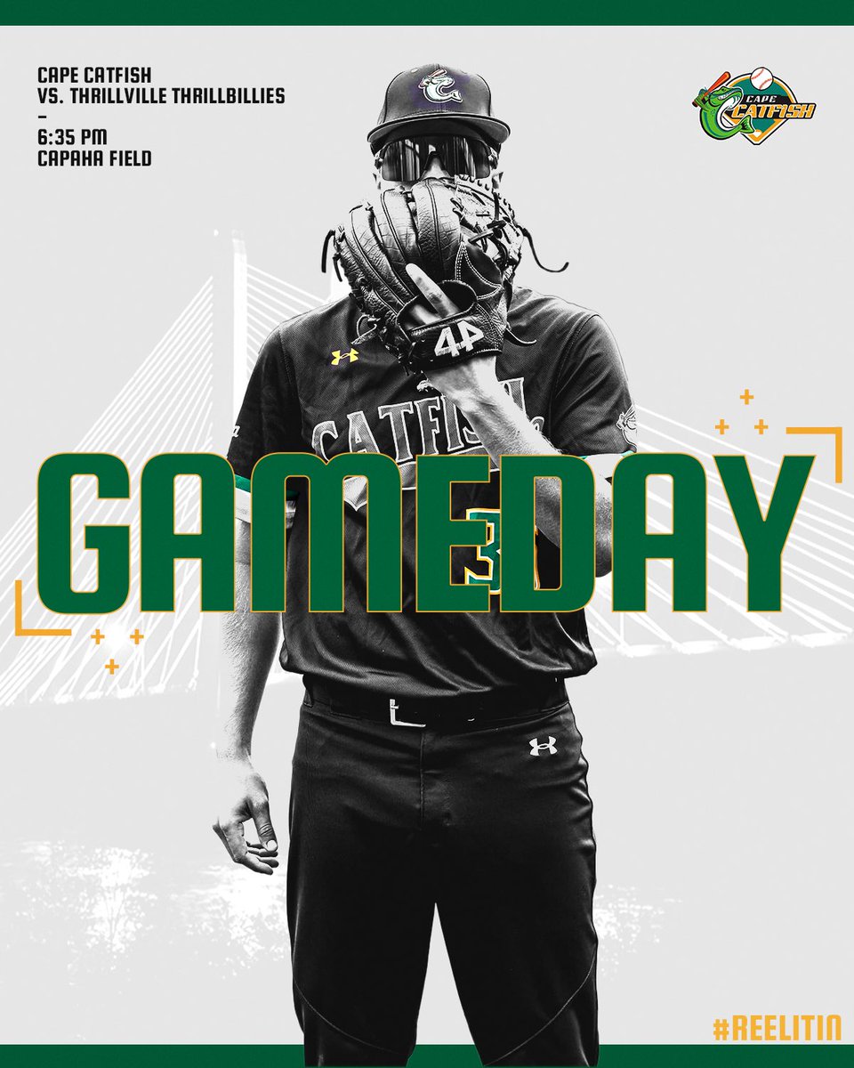 CapeCatfish's tweet photo. Home Sweet Home โค๏ธ
๐ Thrillville Thrillbillies
โฐ 6:35PM (weather permitting)
๐๏ธ Capaha Field
๐๏ธ https://t.co/ErXIPF2to2
๐บ https://t.co/cnJ7gPFBgZ
#CapeCatfish #UnderArmour #Reelitin #CatchUsAtCapaha #Catfisharejumpin https://t.co/kBxjKMjl7l