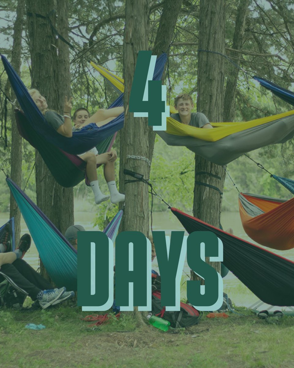 Only 4 Days until Camp. Grab your Bibles friends, Camp is almost here!

#MaranathaBibleCamp